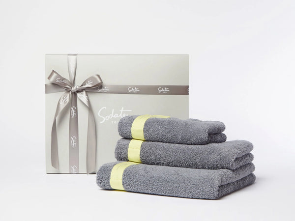 育てるタオル|yellow ribbon トリプルセット