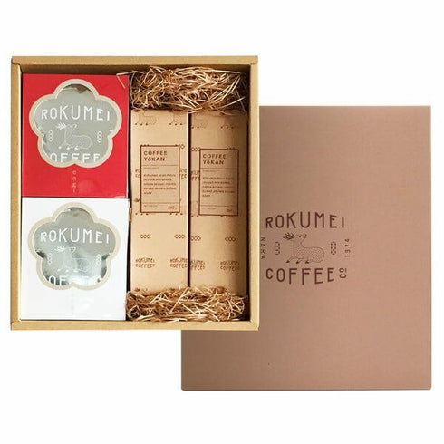 ロクメイコーヒー｜ギフト engi（縁起） ドリップコーヒー と 珈琲羊羹 和スイーツ