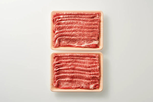 MEAT PLUS｜【A4~A5】九州産黒毛和牛しゃぶしゃぶすき焼き用（400g・500g・800g・1kg）