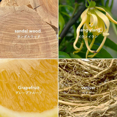 TADAIMA AROMA｜03 kunie sandal 3ml & wood aroma dish【 BOX 付き 】