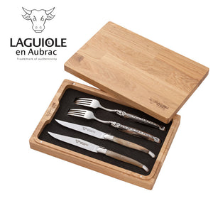 LAGUIOLE en Aubrac/ラギオール アン オブラック|ホーン ナイフ&フォークペア
