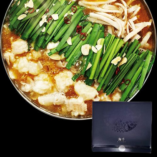 辛子めんたいこ海千｜博多もつ鍋（味噌味）３人前