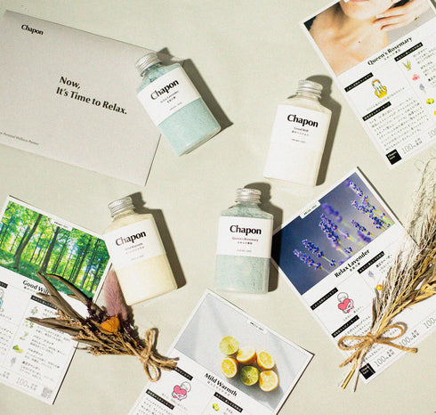 Chapon |いたわりの時間 入浴剤詰め合わせ 4本セット