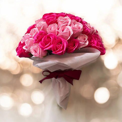 SAVON ROSE｜ダブルピンク M(70本) サヴォンローズ 花束