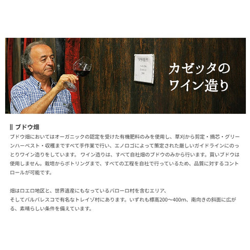 ソムリエ｜バローロ・カーゼ・ネーレ カゼッタ 2013年 イタリア ピエモンテ 赤ワイン フルボディ 750ml