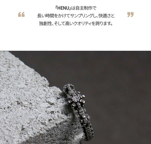 HENU｜D.F RING｜Diamond & Silver Ring
