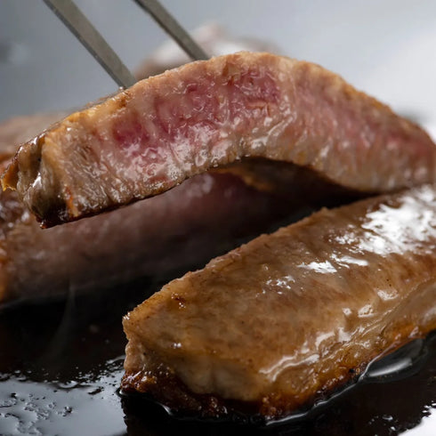 さとう精肉店仙台牛スライス｜仙台牛　ステーキ　2種　サーロイン　ランプ　贅沢　食べ比べ　セット　2人前　350ｇ