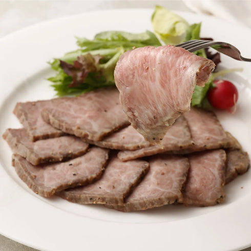 さとう精肉店仙台牛スライス｜最高級　仙台牛　ローストビーフ　スライス　600ｇ　3～4人前