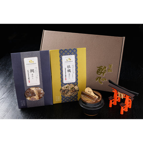 廣島料理専門酔心／釜めしの素セット【鯛・牡蠣】化粧箱・包装付き