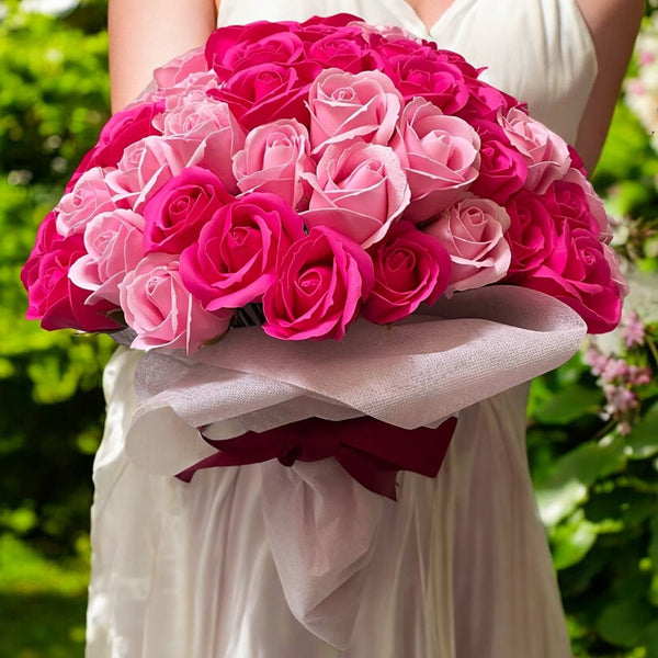 SAVON ROSE｜ダブルピンク L(100本) サヴォンローズ 花束