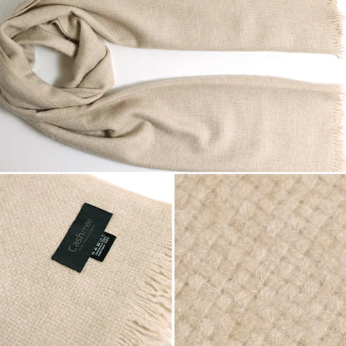 Cashmee｜大判カシミアストール ベージュ