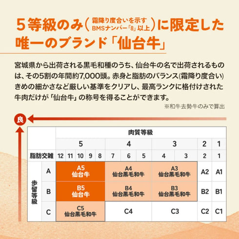 さとう精肉店仙台牛スライス｜最高級　仙台牛　ローストビーフ　スライス　500ｇ　3～4人前