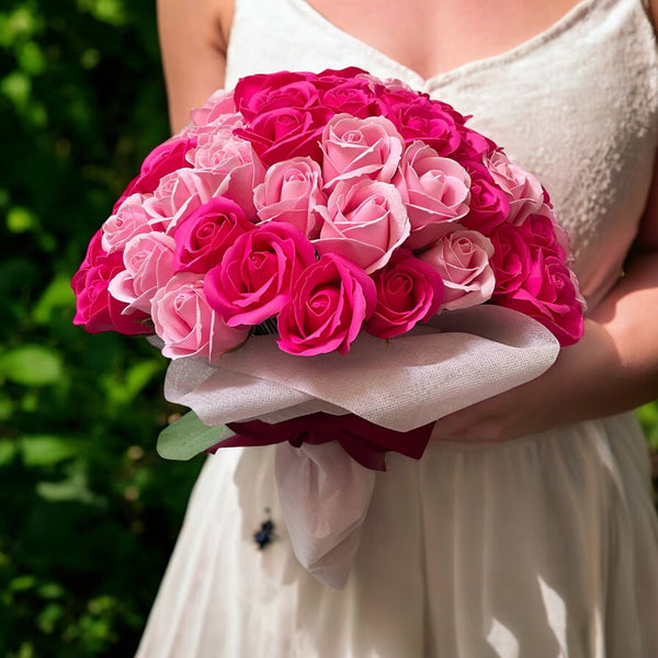 SAVON ROSE｜ダブルピンク M(70本) サヴォンローズ 花束