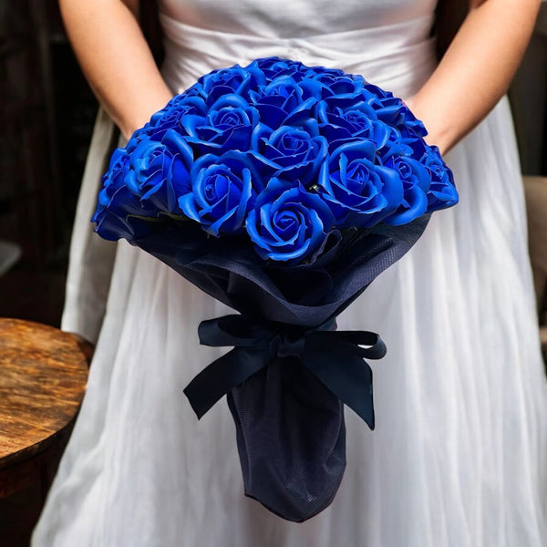 SAVON ROSE｜ロイヤルブルー S(50本) サヴォンローズ 花束