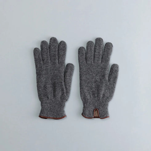 KURODA｜No.BR92301M4【MEN】 Knit - Italian Sheep Piping Dark Gray