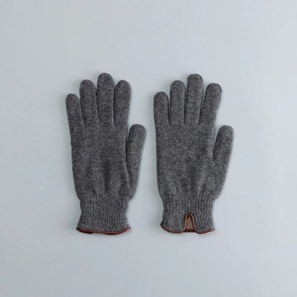 KURODA｜No.BR92301M4【MEN】 Knit - Italian Sheep Piping Dark Gray