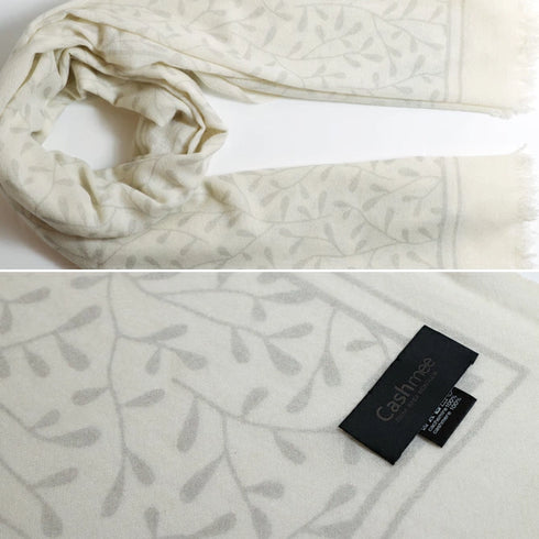 Cashmee｜エアリーキャッシュ ストール /airy cash オフホワイト