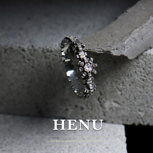 HENU｜D.F RING｜Diamond & Silver Ring