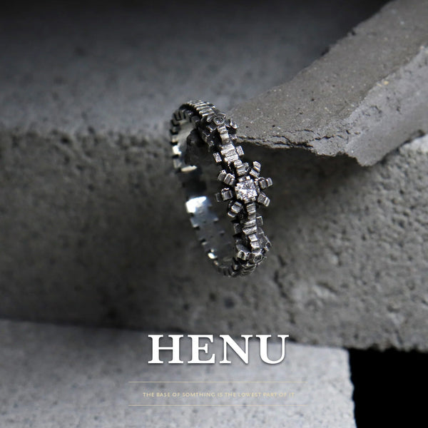 HENU｜D.F RING｜Diamond & Silver Ring