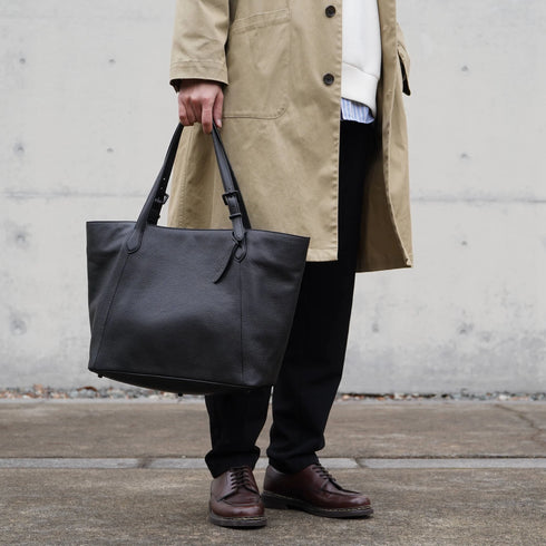 フェティア｜シュリンクレザー　横型トートバッグ F23-102【入荷は12/11以降】