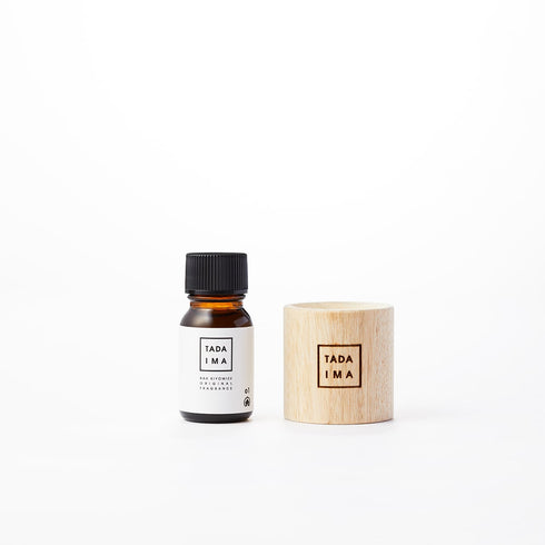 TADAIMA AROMA｜GIFT SET - 01 smoky wood 10ml & wood aroma dish & necessary PLATE【ショップ袋付】