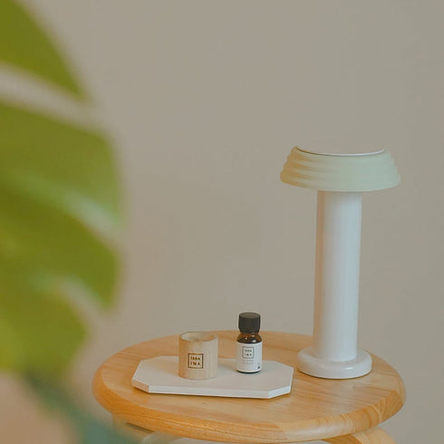 TADAIMA AROMA｜GIFT SET - 02 bitter citrus 10ml & wood aroma dish & necessary PLATE【ショップ袋付】