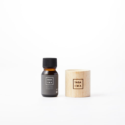 TADAIMA AROMA｜GIFT SET - 02 bitter citrus 10ml & wood aroma dish & necessary PLATE【ショップ袋付】
