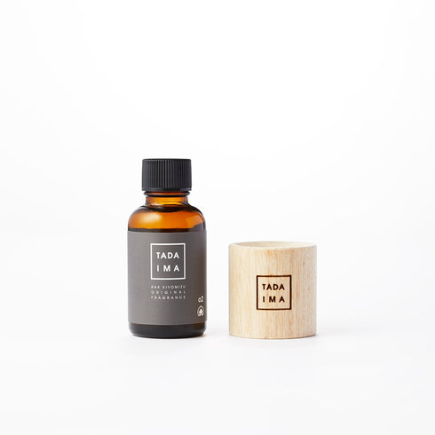 TADAIMA AROMA｜GIFT SET - 02 bitter citrus 30ml & wood aroma dish【ショップ袋付】