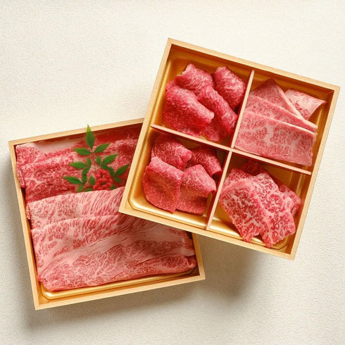 和牛セレブ｜能登牛焼肉セット2段重