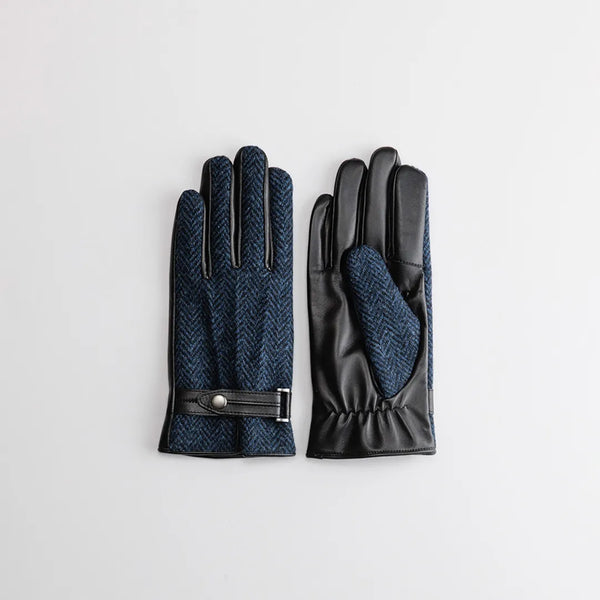 KURODA｜No.OB10201M8【MEN】 Harris Tweed グローブ /タッチパネル対応 Herrin NV