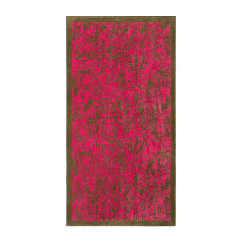 Yves Delorme｜ビーチタオル Sao  Fuchsia