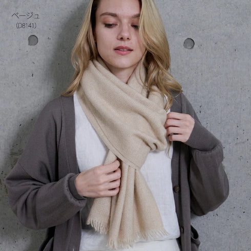 Cashmee｜大判カシミアストール ベージュ