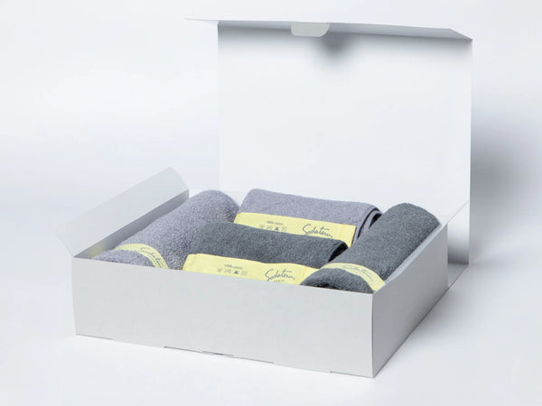 育てるタオル｜yellow ribbon middy2＋body2(フェイスタオル+スポーツタオル)