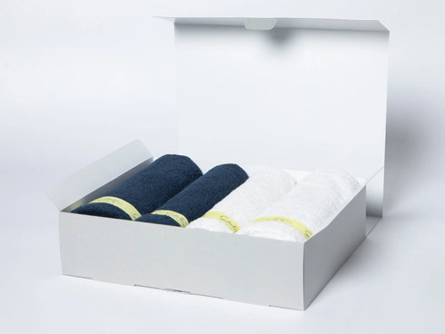 育てるタオル｜yellow ribbon bath2＋middy2(バスタオル+フェイスタオル)