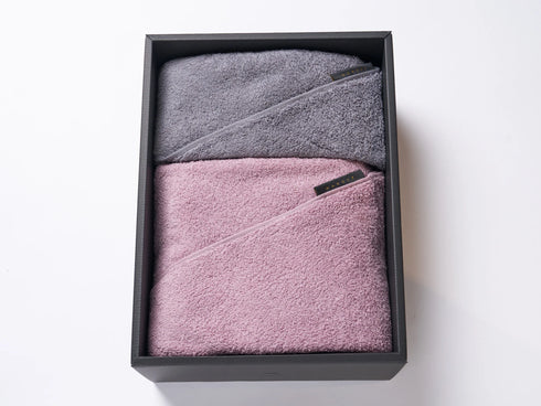 育てるタオル｜MARQUE グラン+ドゥミ(バスタオル+ミニバスタオル)セットBOX