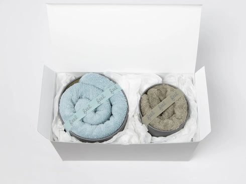 育てるタオル｜feel バスタオル+フェイスタオル ギフトボックス