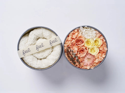 育てるタオル｜feel DECOR M マリー+フェイスタオル