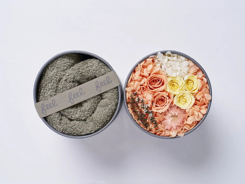 育てるタオル｜feel DECOR M マリー+フェイスタオル