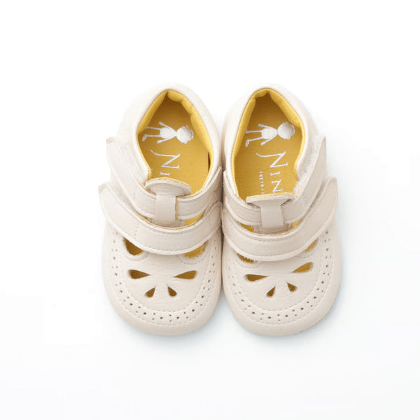 NINOS｜W-STRAP SHOES　ベージュ