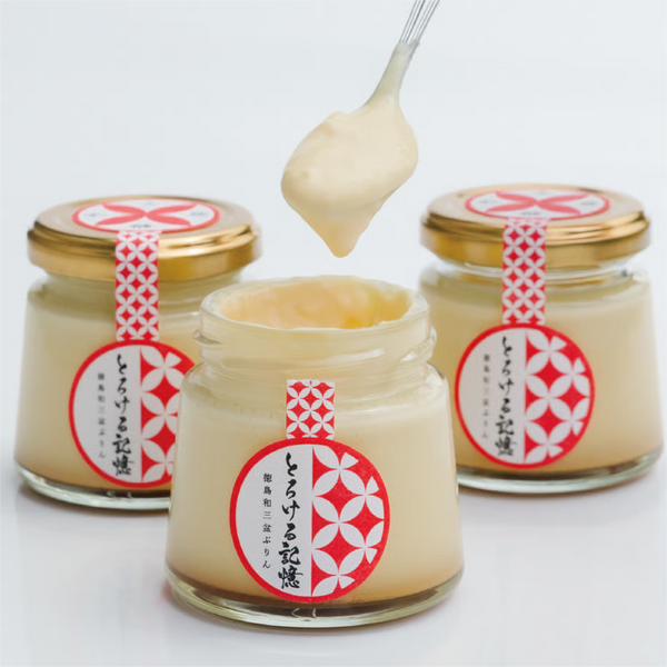 とろける記憶〜徳島和三盆ぷりん〜｜4個セット