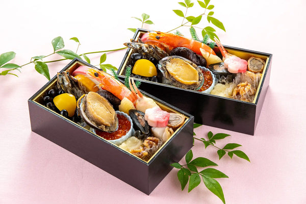 美食良菜|糖質に配慮個食おせち2客組 おもちつき 2人前 18品目ｘ2人前