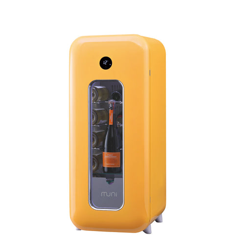 MUNI ワインセラー イエロー muni｜ワインセラー イエロー（12～15本用） – 高級ナビ オンラインストア