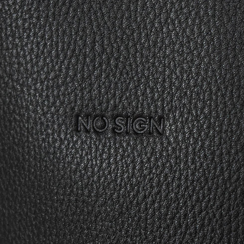 NO SIGN｜ペーパーバッグ M ブラック