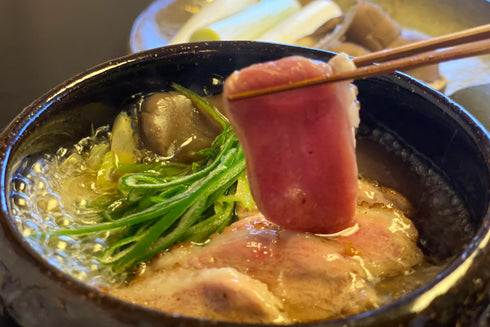 料理魚石 RYORI UOISHI｜安土信長葱と近江鴨の鍋セット